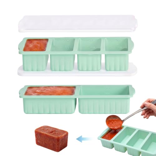 Lidded Freezer Trays — Green